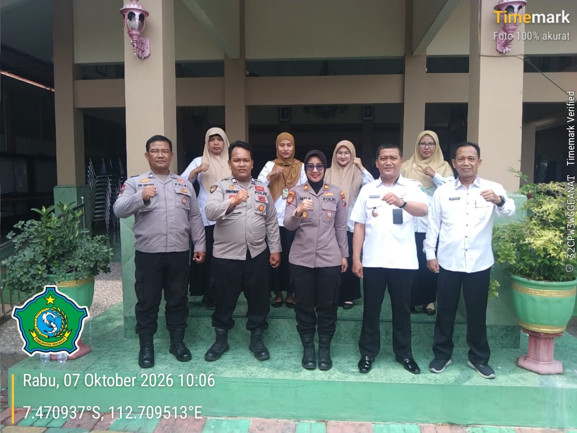 Kapolsek Candi Kunjungi Desa Tenggulunan, Perkuat Koordinasi Kamtibmas